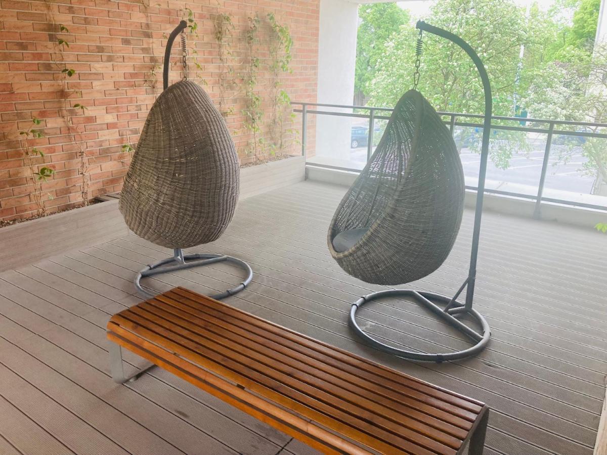 Garden Apartment Free Parking Place 그단스크 외부 사진